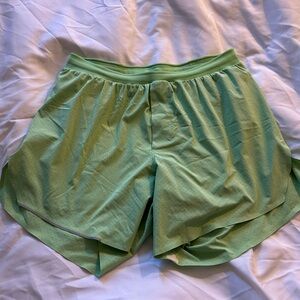 Lululemon Athletica Green Athletic Shorts Lightweight Performance
